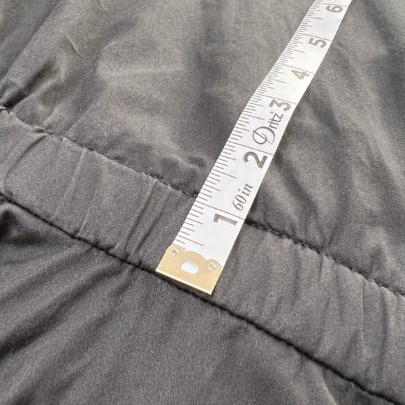 Club Monaco Dress Collared A Line Cotton Blouson Puff Sleeves Black 8 Medium M - Picture 14 of 16